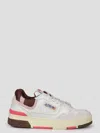 Autry Multicolor Low Top Sneakers With Logo Patch In Leather Woman In Multi