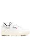 Autry 'clc' White Low Top Sneakers With Logo Patch In White