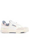 Autry Clc Sneakers In Leather With Suede Inserts In Multicolour