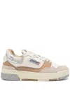 Autry Clc Low-top Leather Sneakers In Neutrals