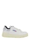 Autry 'clc' White Low Top Sneakers With Logo Patch In White