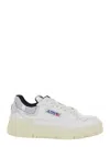 Autry 'clc' White Low Top Sneakers With Logo Patch In White