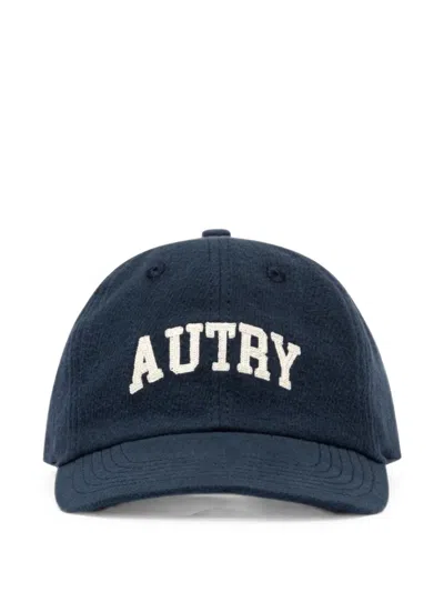 Autry College Logo-embroidered Baseball Cap In Blue
