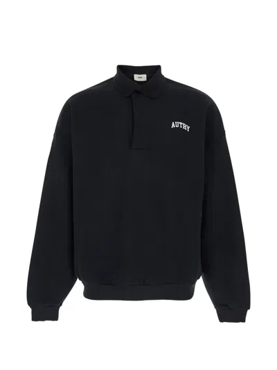 Autry College Polo Sweatshirt In Blue
