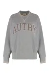 Autry College Sweatshirt In Cotton With Logo In Gray