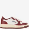 Autry Medalist Leather Low-top Sneakers In Brown