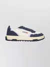 Autry Contemporary Low Top Sneakers With Contrast Panels In Black
