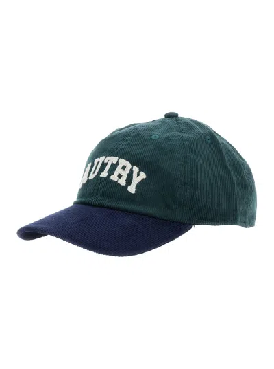 Autry Green Logo Textured Baseball Hat