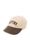 Autry Corduroy Baseball Cap In Neutral