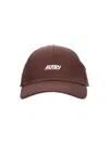 Autry Cotton Baseball Cap In Brown