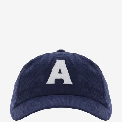 Autry Cotton Baseball Cap With Logo In Blue