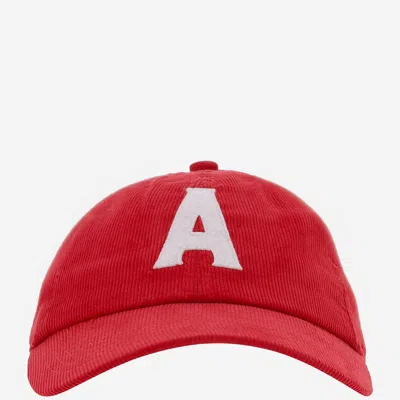 Autry Cotton Baseball Cap With Logo In Red