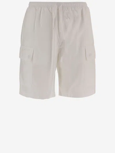 Autry Cotton Blend Shorts In White