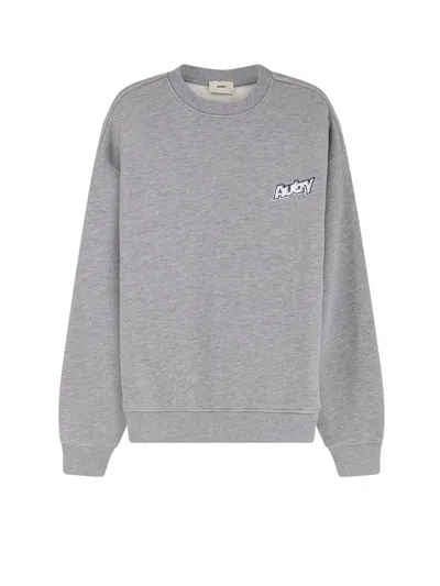 Autry Cotton Blend Sweatshirt In Gray