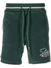 Autry Logo-embroidered Cotton-blend Track Shorts