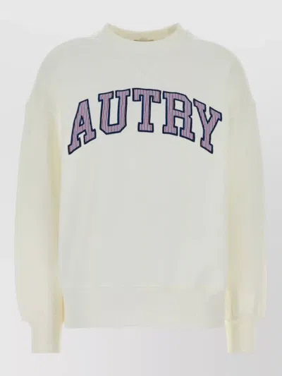 Autry Cotton Crew Neck Sweatshirt Long Sleeves