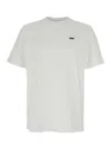 Autry White Round Neck T-shirt With Logo Embroidered On The Front In Cotton Man In White