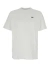 Autry White Round Neck T-shirt With Logo Embroidered On The Front In Cotton Man In White