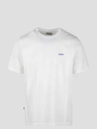 Autry Cotton Crew Neck T-shirt In White