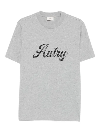 AUTRY AUTRY COTTON CREW NECK TEE