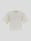 Autry Cotton Cropped T-shirt In No-color