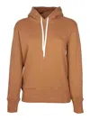 Autry Cotton Hoodie Sweatshirt With Hood And Logo In Brown