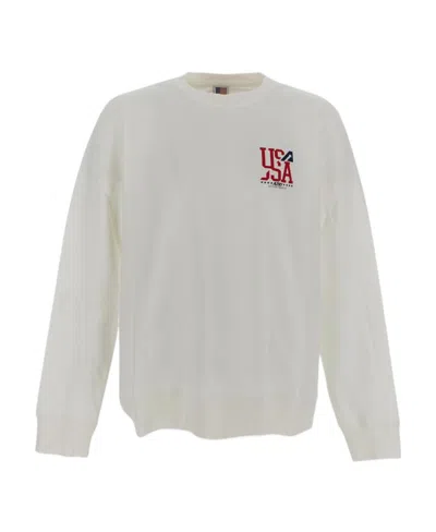 AUTRY COTTON LOGO-PRINT SWEATSHIRT