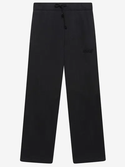 Autry Cotton Pants With Logo In Black
