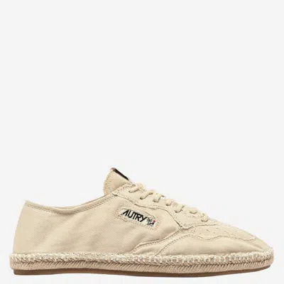 Autry Cotton Sandy Espadrilles In White