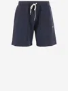 Autry Cotton Track Shorts With Rear Patch Pocket
