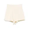 Autry Jersey Shorts With Elastic Waistband And Side Pockets