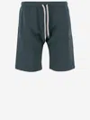 Autry Green Cotton Bermuda Shorts In Green