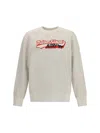Autry Crew-neck Sweatshirt With Logo In Gray