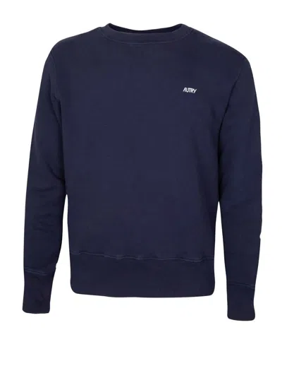 Autry Cotton Sweatshirt In Blue