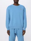 Autry Cotton Sweatshirt In Gnawed Blue