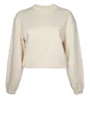 Autry Ease Cotton Sweatshirt With Star Patch In Neutral