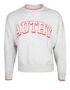 Autry Logo-print Mélange Sweatshirt In Grey