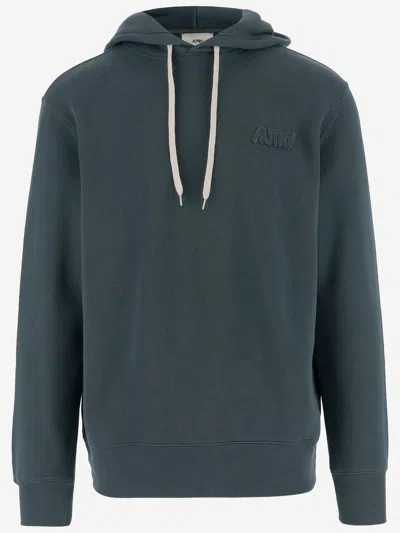 AUTRY COTTON SWEATSHIRT WITH LOGO