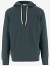 Autry Relaxed Fit Hoodie With Embroidered Logo And Classic Kangaroo Pocket In Green