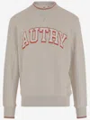 Autry Logo-print Cotton Sweatshirt In Grey