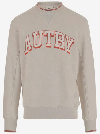 AUTRY COTTON SWEATSHIRT WITH LOGO