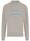 Autry Logo-print Cotton Sweatshirt In Grey