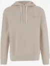 Autry Cotton Sweatshirt With Logo In Neutral