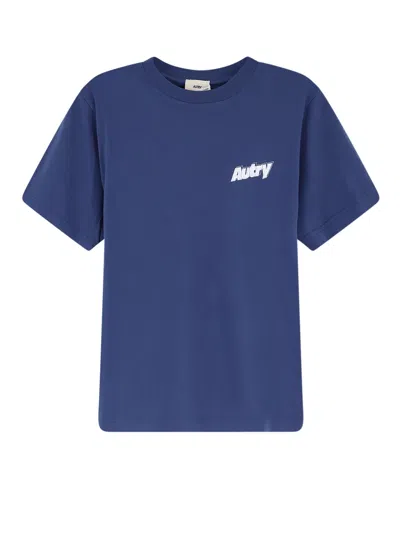 Autry Cotton T-shirt In Brown