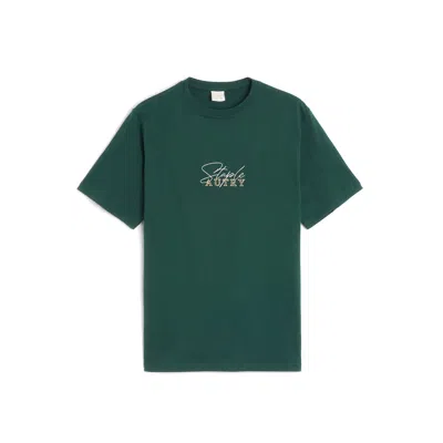 Autry Green Cotton T-shirt In Dark Green