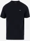 Autry T-shirt Main Short Sleeves In Cotton Color Blue In Black