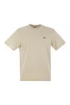 Autry Cotton T-shirt With Logo In Neutral