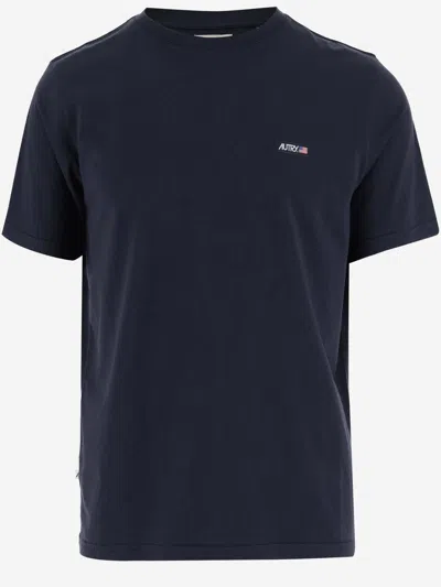 Autry T-shirt With Logo In Blue