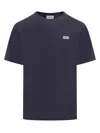 Autry T-shirt With Logo Embroidered On The Front In Blue