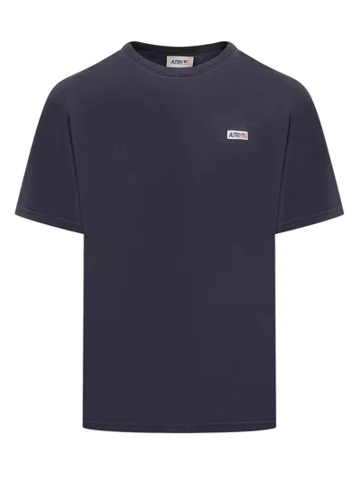 AUTRY CREW-NECK T-SHIRT WITH LOGO